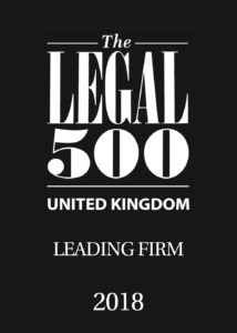 GBH Law - Legal 500 Leading Firm 2018